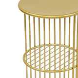 Round Side Table Bedside Bedroom Lounge Furniture - 45-Degree Angle