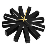 Modern Wall Clock Art - Top-Down View