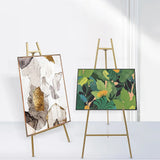 Easel Tripod Metal Painting Wedding Photo Frame Display Bracket Advertising - Close-Up Angle