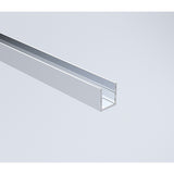 120x200cm Glass Shower Screen with Chrome Wall Channel - Close-Up Angle