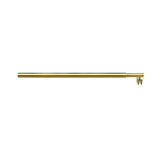 120x210cm Glass Shower Screen with Gold Wall Channel & Round Pole Sleek, Durable Bathroom Upgrade