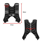 10KG Weighted Vest Top Gym Exercise Fitness Strength Sports Training Weight Loss - Extra Image