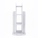 Rotating Bookcase Bookshelf Kid's Book Organiser Rack Wooden Castle Display Shelf