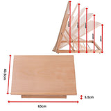 A2 Art & Craft Easel Table Wooden Drawing Board Artist Adjustable WorkStation - Extra Image