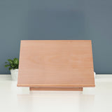 A2 Art & Craft Easel Table Wooden Drawing Board Artist Adjustable WorkStation - Rear View