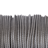 50m Stainless Steel Wire Rope Cable 5mm 316 A4 7x7 Balustrade Fence - 45-Degree Angle