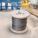 50m Stainless Steel Wire Rope Cable 5mm 316 A4 7x7 Balustrade Fence - Rear View