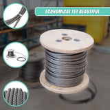 50m Stainless Steel Wire Rope Cable 5mm 316 A4 7x7 Balustrade Fence - Extra Image