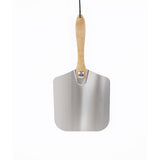 Pizza Peel Paddle w/ Foldable Handle for Baking Oven & Grill Aluminium - Side View