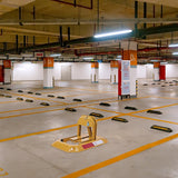 Parking Space Lock Folding Barrier Bollard - Front View