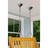Silent Swing Hanger Heavy Duty Stainless Steel Swing Hook with Swivel Bearing - Front View
