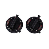 2x20cm 500kg Vacuum Suction Cup Glass Lifter Granite Sucker Pump Lift Heavy Duty