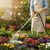 Garden Hose Lance Spray Long Reach 90cm Multi-Gun Hanging - Top-Down View