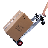 Hand Truck 2 in 1 Folding Dolly Cart 180kg Capacity Heavy Duty Aluminium - Rear View
