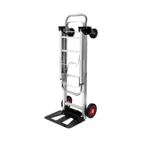 Hand Truck 2 in 1 Folding Dolly Cart 180kg Capacity Heavy Duty Aluminium - Close-Up Angle