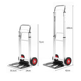 Hand Truck 2 in 1 Folding Dolly Cart 180kg Capacity Heavy Duty Aluminium - Extra Image