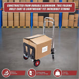 Hand Truck 2 in 1 Folding Dolly Cart 180kg Capacity Heavy Duty Aluminium - Extra Image