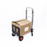 Hand Truck 2 in 1 Folding Dolly Cart 180kg Capacity Heavy Duty Aluminium - Side View