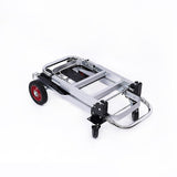 Hand Truck 2 in 1 Folding Dolly Cart 180kg Capacity Heavy Duty Aluminium - Top-Down View
