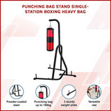 Punching Bag Stand Single-Station Boxing Heavy Bag - Side View