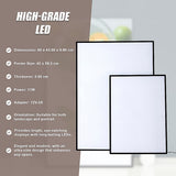 A2 LED Slim Advertising Lightbox Sign Wall-Mounted Poster Board Menu Frame