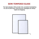 A2 LED Slim Advertising Lightbox Sign Wall-Mounted Poster Board Menu Frame - Extra Image