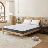 Palermo Single 25cm Gel Memory Foam Mattress - Dual-Layered - CertiPUR-US Certified - Front View