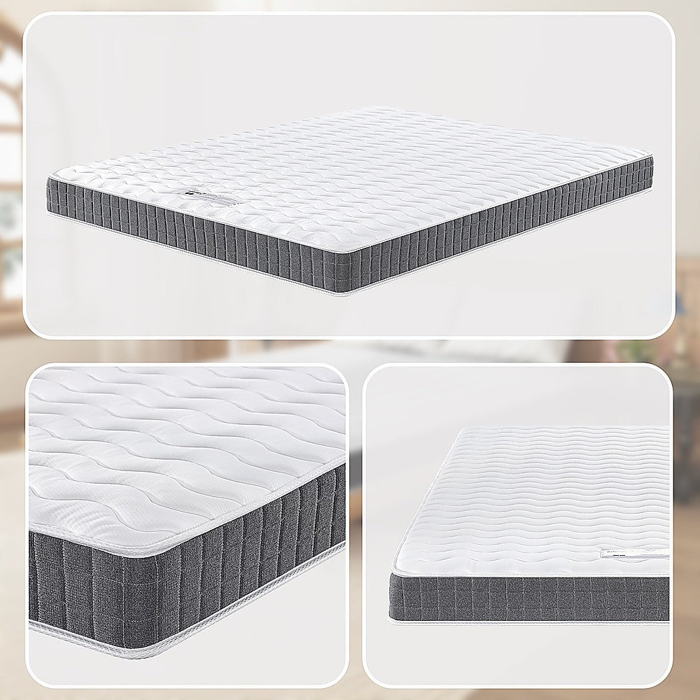 Palermo Single 25cm Gel Memory Foam Mattress - Dual-Layered - CertiPUR-US Certified