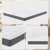 Palermo Single 25cm Gel Memory Foam Mattress - Dual-Layered - CertiPUR-US Certified - Close-Up Angle