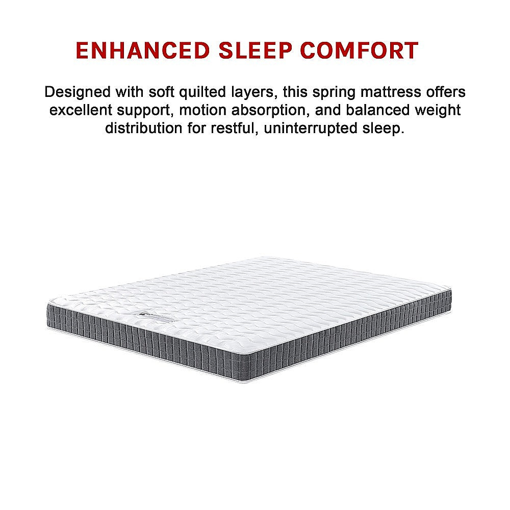 Palermo Single 25cm Gel Memory Foam Mattress - Dual-Layered - CertiPUR-US Certified