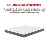 Palermo Single 25cm Gel Memory Foam Mattress - Dual-Layered - CertiPUR-US Certified - Extra Image