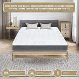Palermo Single 25cm Gel Memory Foam Mattress - Dual-Layered - CertiPUR-US Certified - Extra Image