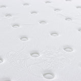 Single Euro Top Pocket Spring Mattress – Motion Isolation Comfort with CertiPUR-US® Certified Foam Layers - Top-Down View