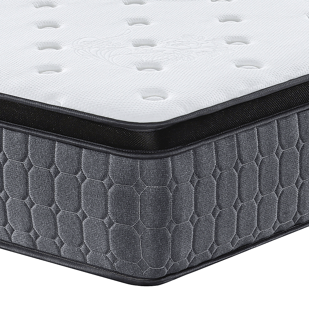 Single Euro Top Pocket Spring Mattress  Motion Isolation Comfort with CertiPUR-US® Certified Foam Layers