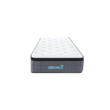 Single Euro Top Pocket Spring Mattress – Motion Isolation Comfort with CertiPUR-US® Certified Foam Layers - Close-Up Angle