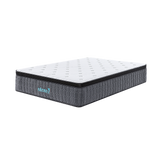 Mattress King Euro Top Pocket Spring Motion Isolation CertiPUR-US Certified - Top-Down View
