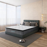 Mattress King Euro Top Pocket Spring Motion Isolation CertiPUR-US Certified