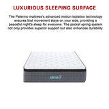 Mattress King Euro Top Pocket Spring Motion Isolation CertiPUR-US Certified - Extra Image