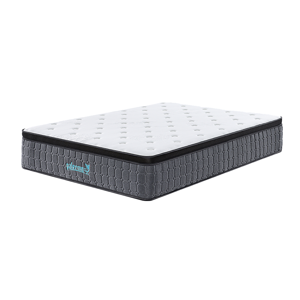 Double Euro Top Pocket Spring Mattress Motion Isolation Comfort with CertiPUR-US Certified Foam Layers