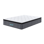 Double Euro Top Pocket Spring Mattress Motion Isolation Comfort with CertiPUR-US Certified Foam Layers