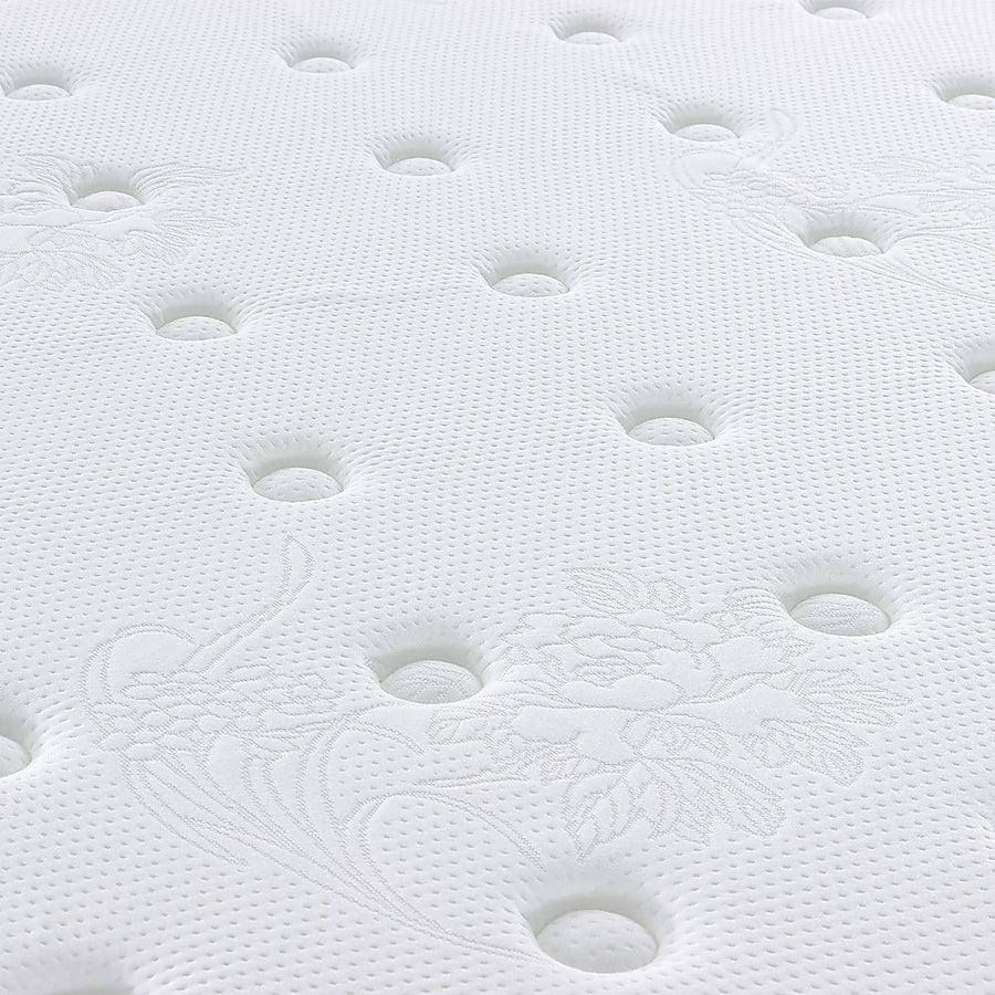 Double Euro Top Pocket Spring Mattress Motion Isolation Comfort with CertiPUR-US Certified Foam Layers