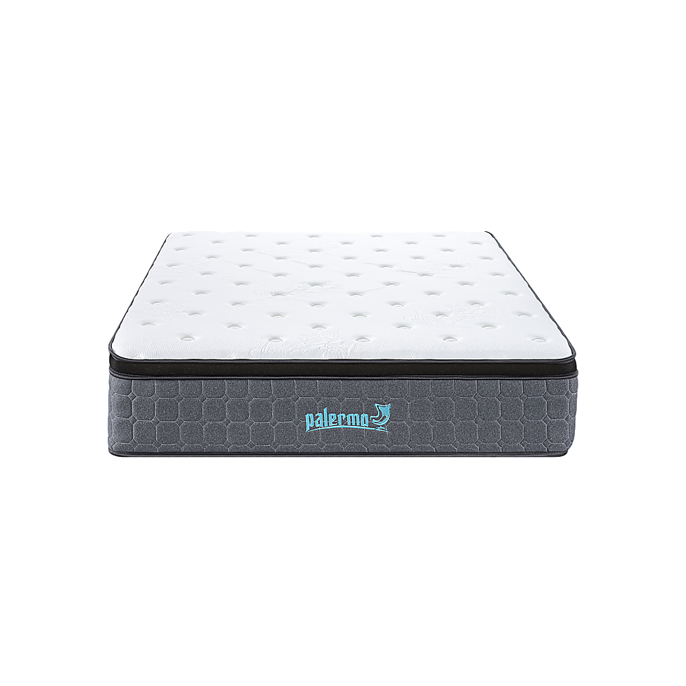 Double Euro Top Pocket Spring Mattress Motion Isolation Comfort with CertiPUR-US Certified Foam Layers