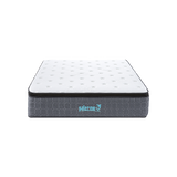Double Euro Top Pocket Spring Mattress Motion Isolation Comfort with CertiPUR-US Certified Foam Layers