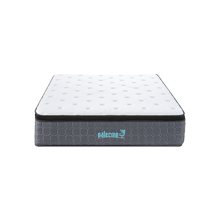 Double Euro Top Pocket Spring Mattress Motion Isolation Comfort with CertiPUR-US Certified Foam Layers