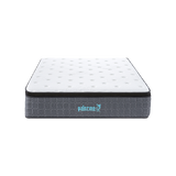 Queen Euro Top Pocket Spring Mattress – Motion Isolation Comfort with CertiPUR-US® Certified Foam Layers - Rear View