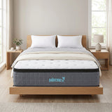 Queen Euro Top Pocket Spring Mattress – Motion Isolation Comfort with CertiPUR-US® Certified Foam Layers