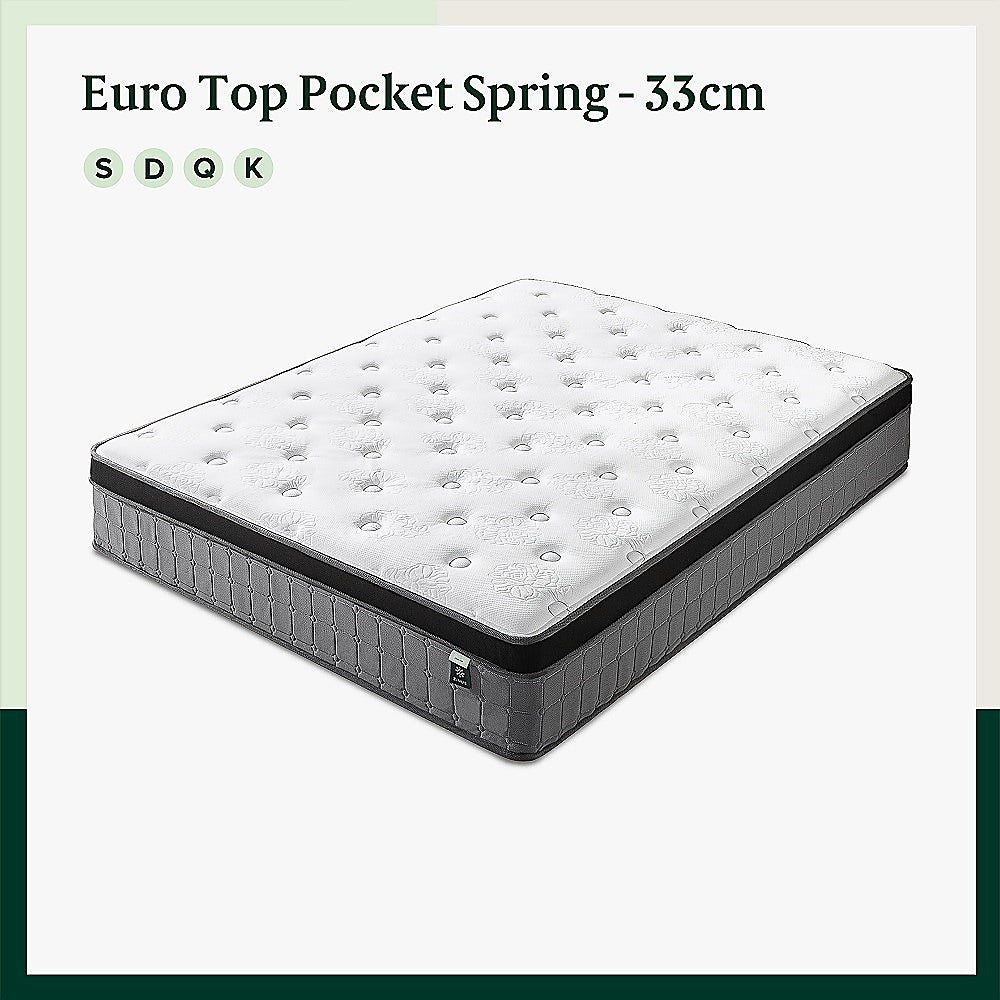 King Size 30cm HardZone Pocket Spring Mattress