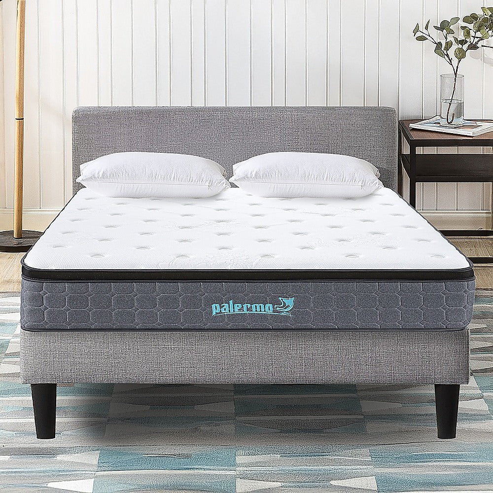 Mattress Double Euro Top Pocket Spring Motion Isolation CertiPUR-US Certified