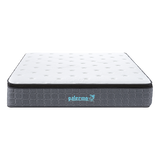 Mattress Double Euro Top Pocket Spring Motion Isolation CertiPUR-US Certified - Rear View