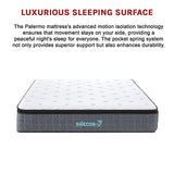 Mattress Double Euro Top Pocket Spring Motion Isolation CertiPUR-US Certified - Extra Image